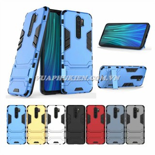 Ốp lưng iron man chống sốc cho xiaomi redmi note 8 pro, note 8, note 7 pro, note 7, note 6 pro, note 6 - có chân dựng