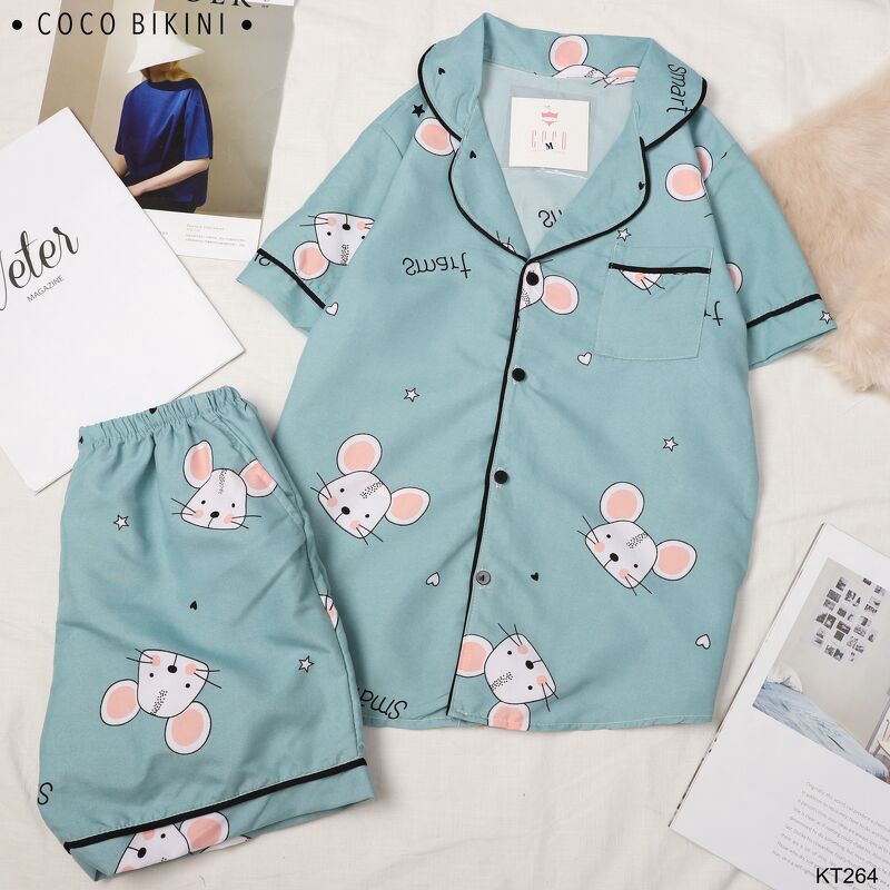 [Mã WA2207 hoàn 12% xu đơn 99k] 𝑪𝑶𝑪𝑶 𝑩𝑰𝑲𝑰𝑵𝑰 Bộ Đồ Ngủ - Đồ Mặc Nhà Kate Thái ( KT264 ) | BigBuy360 - bigbuy360.vn