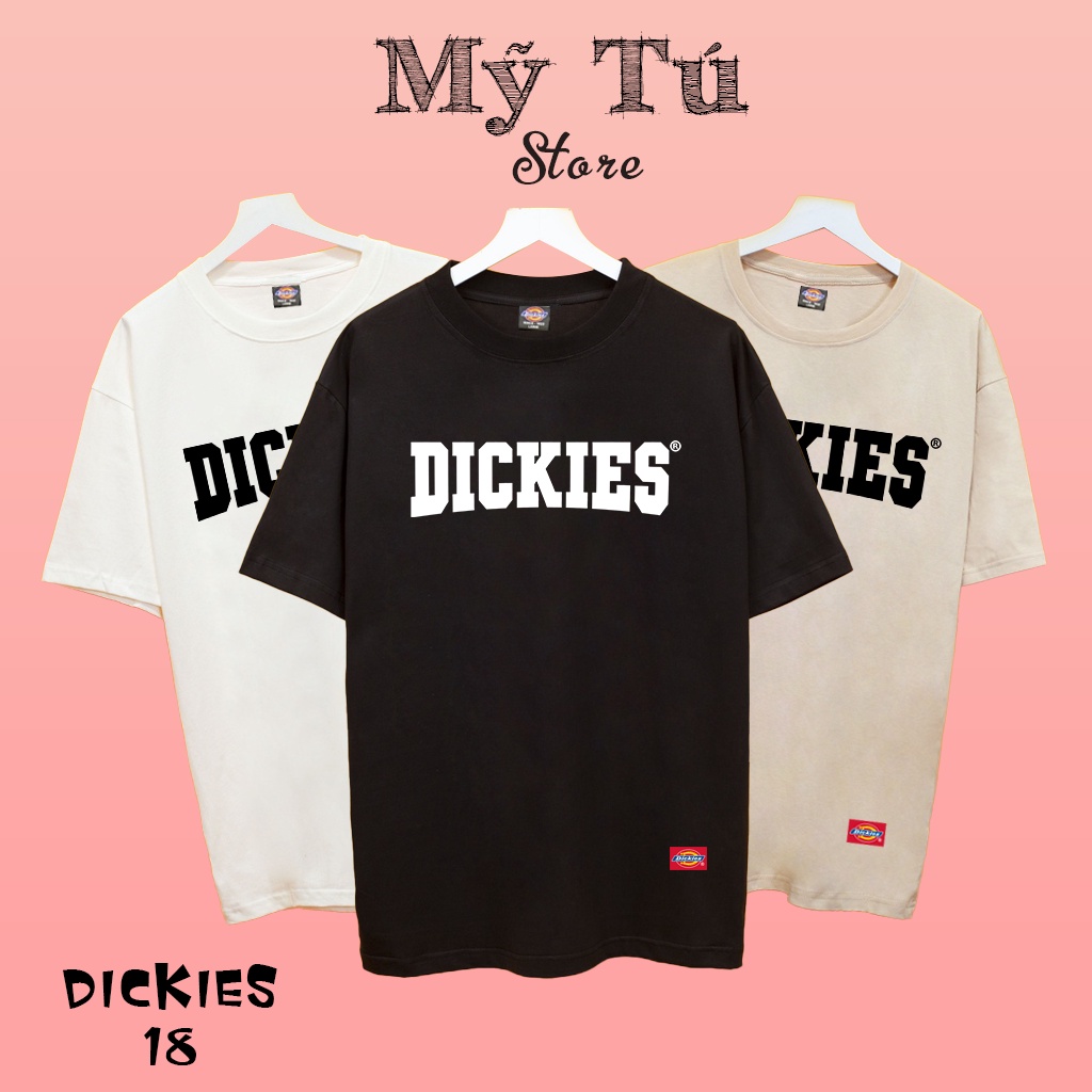 Áo Thun Dickies Logo Basic Cong form rộng - Cotton cao cấp -DK18- Mỹ Tú Store