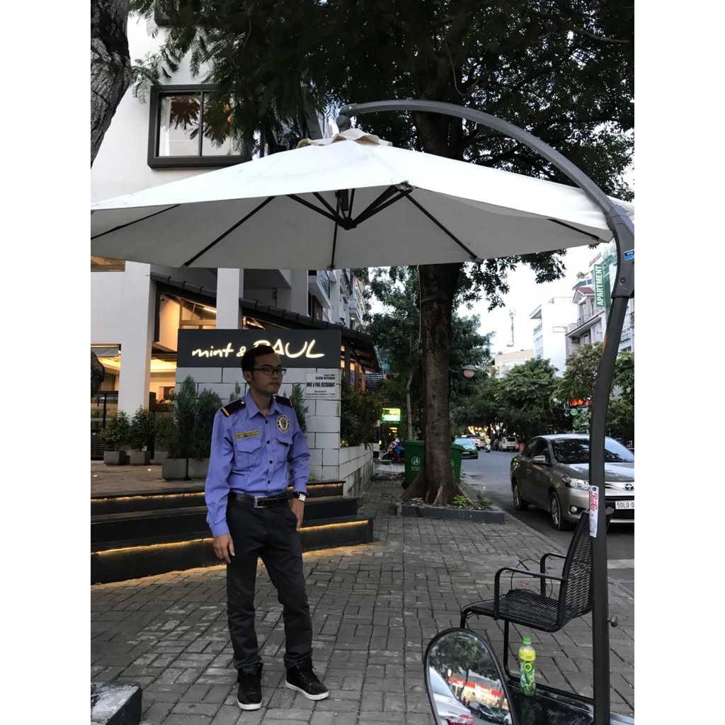 Dù tròn lệch tâm 3m hợp kim nhôm