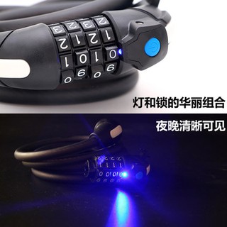 Khóa xe đạp Khóa mật mã Khóa xe đạp ổ khóa cáp thép ổ khóa xe đạp phụ kiện