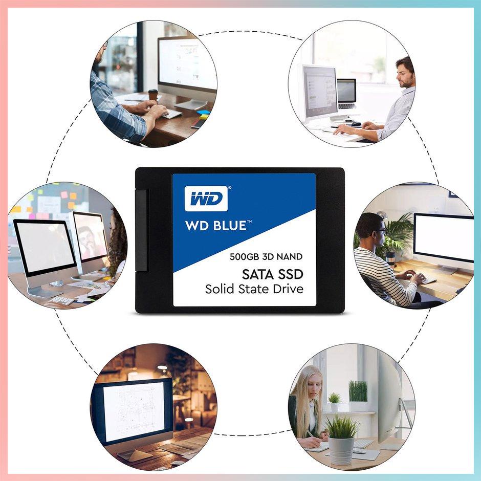 【giao hàng hôm nay>>>3D NAND SATA SSD 1TB Blue 3D NAND Internal PC SSD SATA III 6 Gb/s 2.5"/7mm Up To 560 MB/s 3D NAND SATA SSD