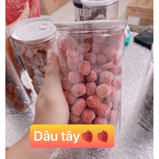 Hủ 500gr dâu tây khô ngào đường