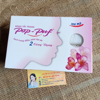 Bông Tẩy Trang Pop Puf 100 Miếng