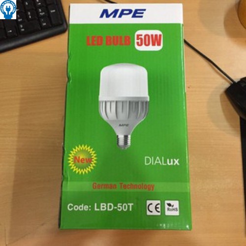 BÓNG ĐÈN LED TRỤ 20W, 30W,40W, 50W MPE Thân Nhựa Cao Cấp - BẢO HÀNH 1 ĐỔI 1