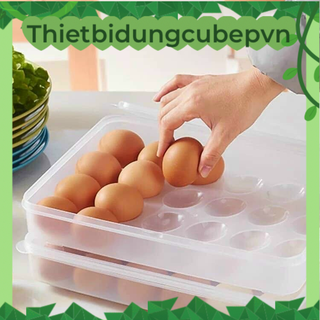 Hộp đựng trứng 24 ngăn có nắp đậy