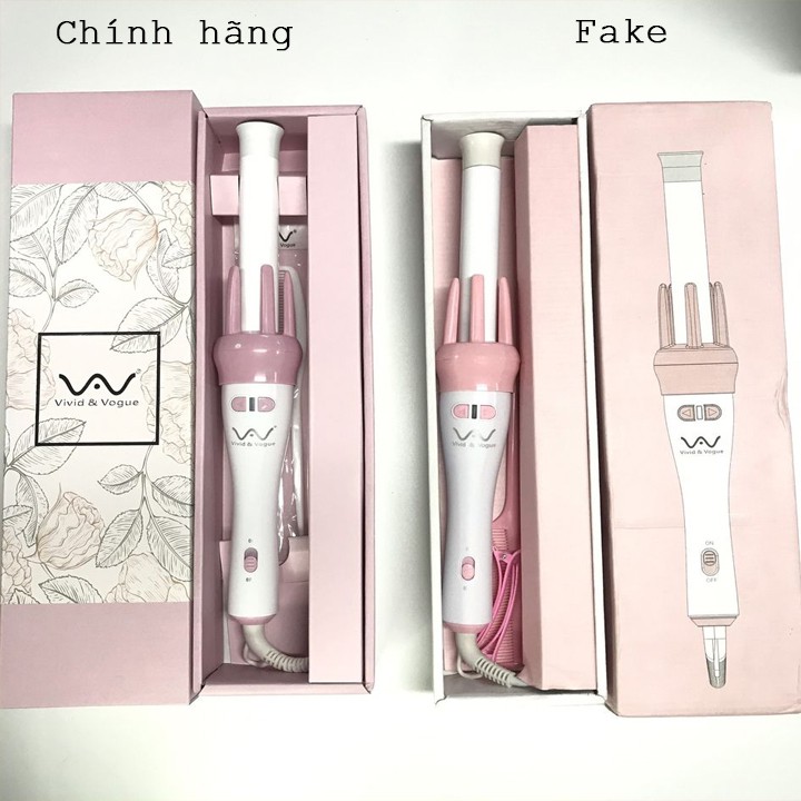 Vivid&amp;Vogue chính hãng, Máy uốn tóc xoăn tự động cao cấp - Bảo Hành 1 Năm