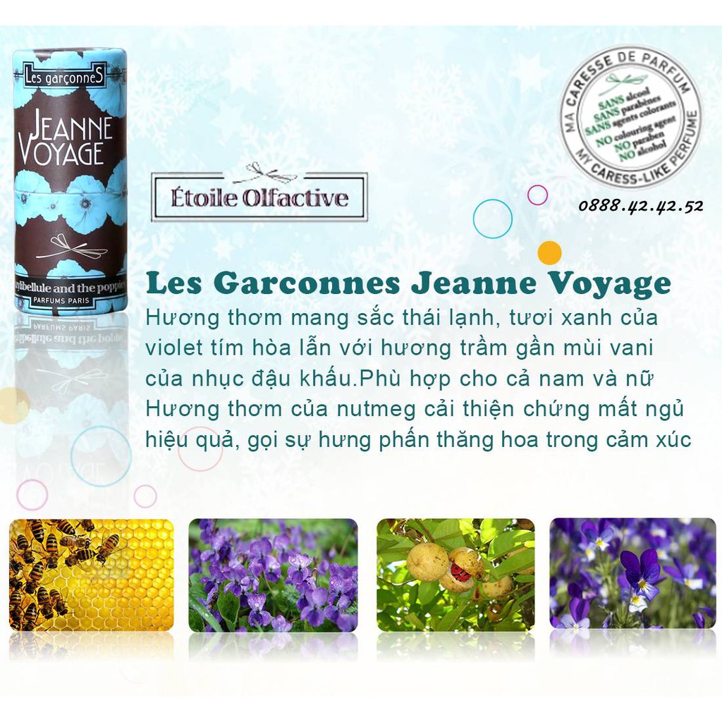 Nước Hoa Khô Les Garconnes Jeanne Voyage