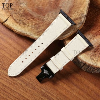Dây da đồng hồ Swift Trắng - dành cho Apple Watch, đồng hồ thông minh