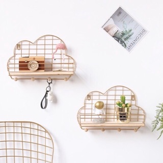 Kệ mây trang trí treo tường