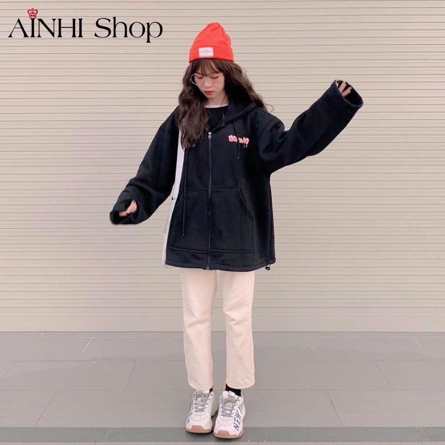 Áo Hoodie Nỉ ❤️FREESHIP❤️ Cho nam Cho nữ và Cặp Đôi Có 4 Màu, Form rộng Unisex BANAWA có dây kéo Ulzzang | BigBuy360 - bigbuy360.vn