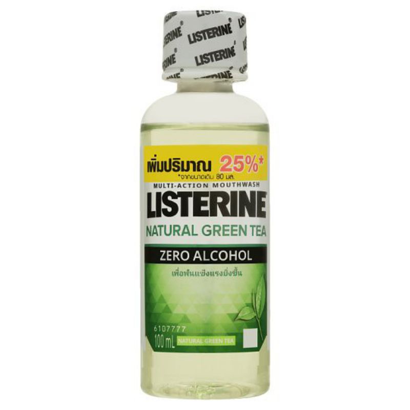 Nước súc miệng Listerine Trà xanh, bạc hà 100ml mới