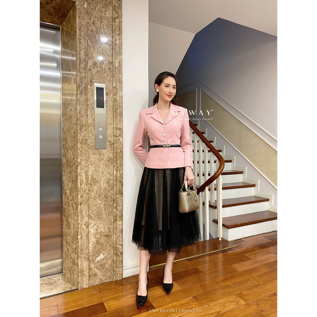 Áo Vest Nữ My Way Dáng Xòe Sang Trọng 5mvb0229