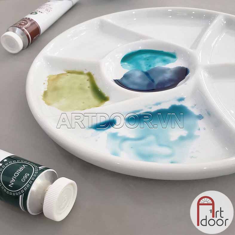 [ARTDOOR] Khay pha màu Sứ ART SECRET (palette)