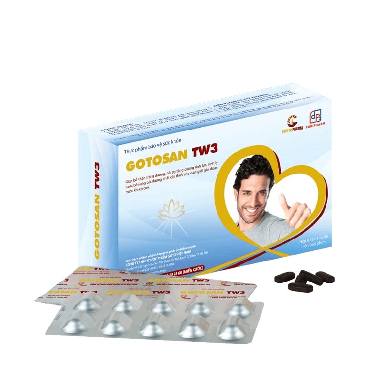 Gotosan tw3 - Tăng cường chức năng sinh sản nam giới - Hàng chính hãng.