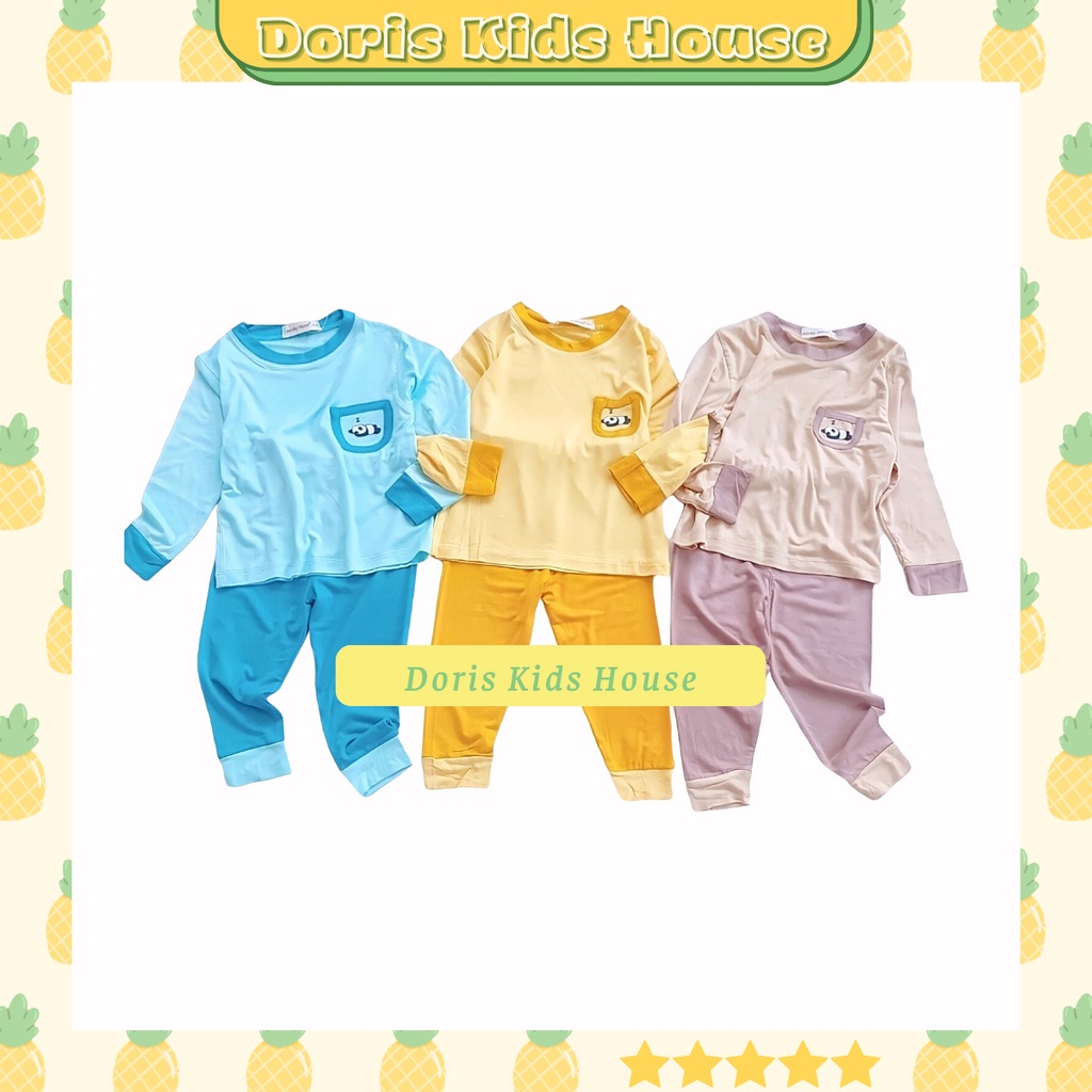 Bộ dài tay thun lạnh loại 1 mặc đi học, đi ngủ cho bé trai bé gái. Bộ Pijama cho bé yêu