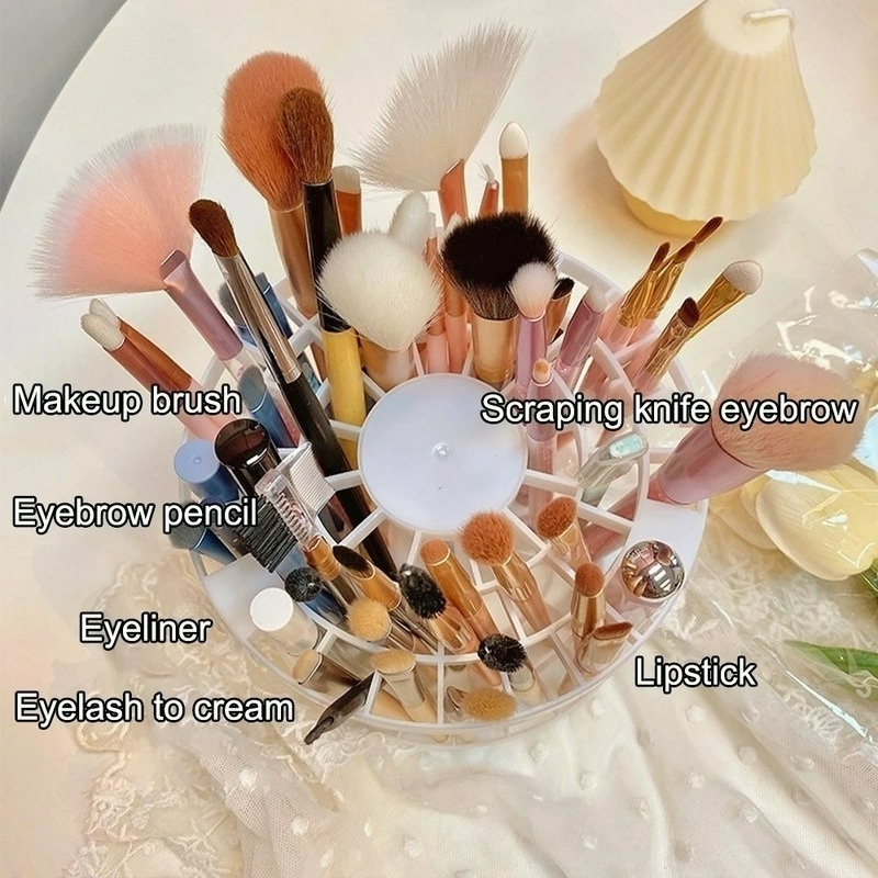 Hộp Đựng Cọ Bằng Nhựa Đa Năng Tiện Dụng Cho Văn Phòng