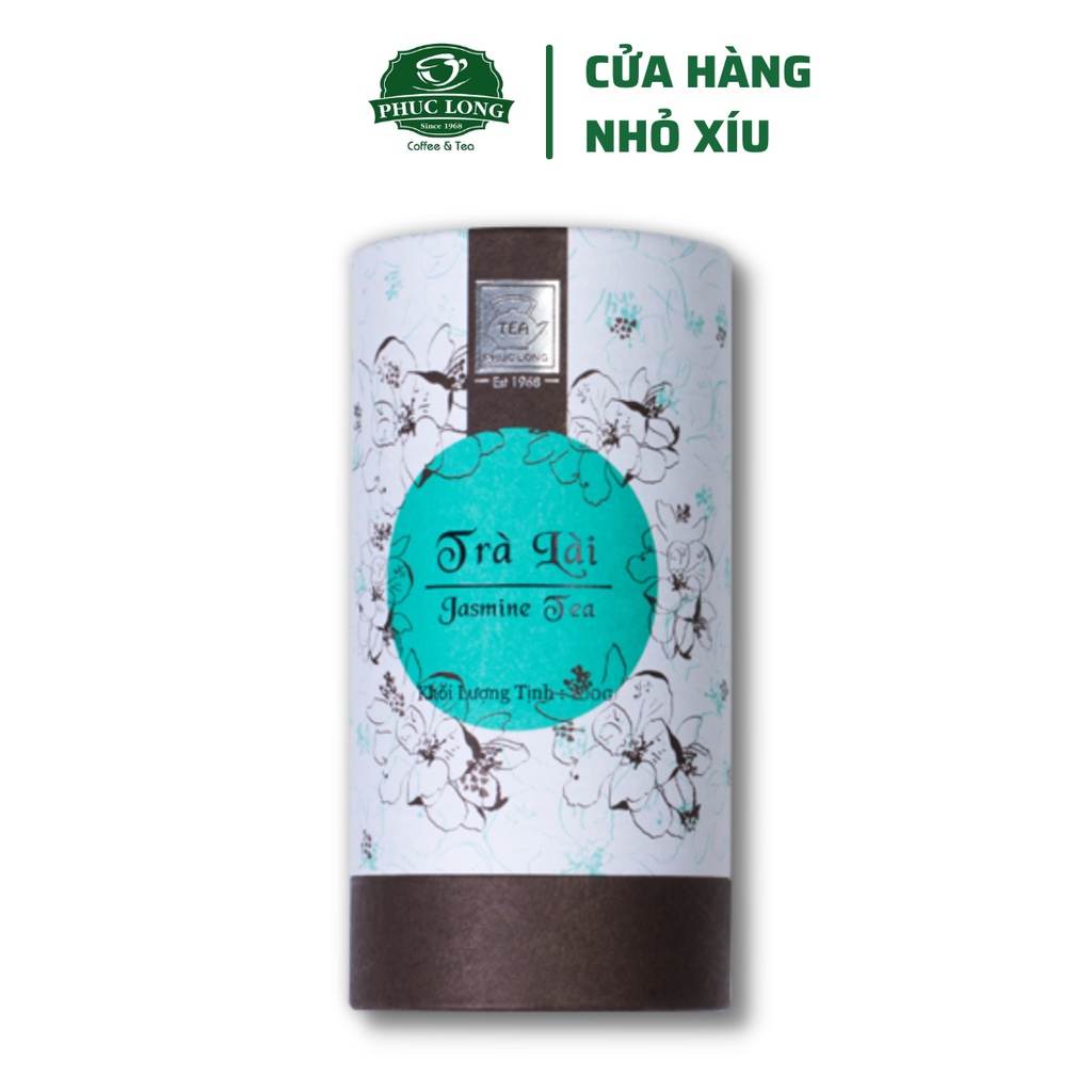 Trà Lài Lon Giấy Cao Cấp Phúc Long 100g Hộp quà tết