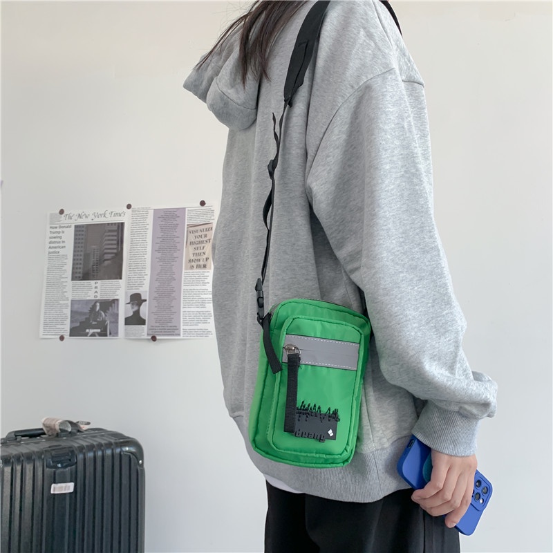Túi Đeo Chéo Mini Phong Cách Thời Trang Ulzzang Hàn Quốc Dành Cho Nam Giới
