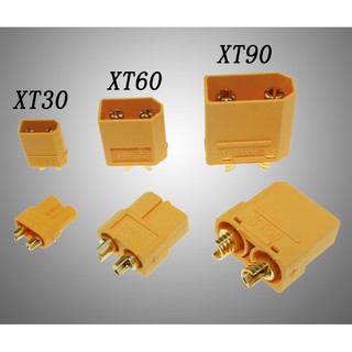 1 Cặp XT30 XT60 XT90 Bộ Đầu Nối Pin Nam Nữ Mạ Vàng Chuối Cắm Cho Các Bộ Phận RC