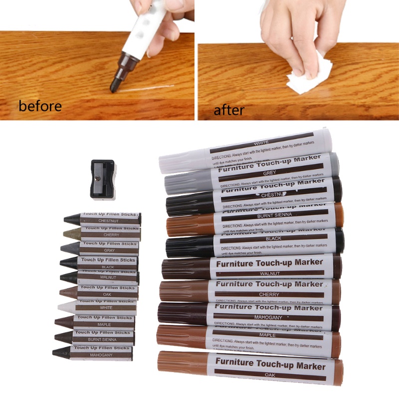 Set 21 Cây Bút Sáp Đánh Dấu Đồ Nội Thất Gỗ Tiện Dụng