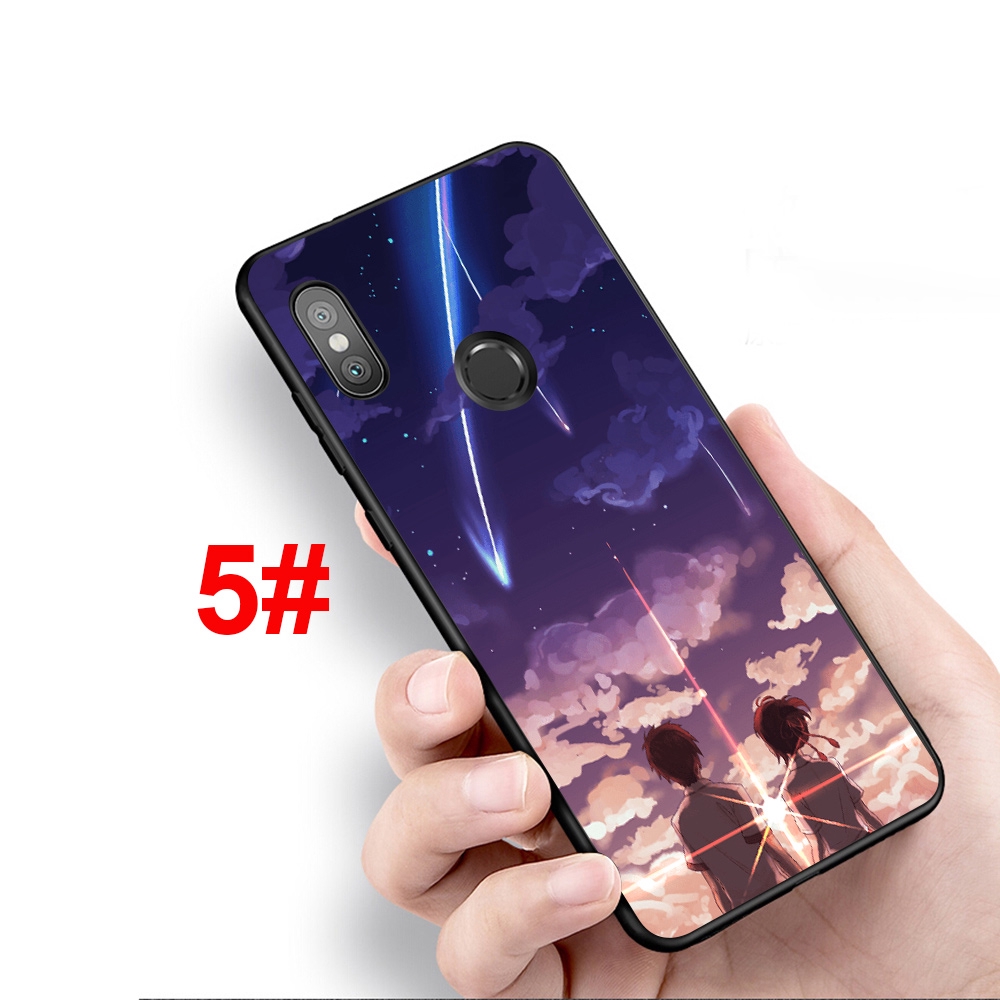 Ốp điện thoại TPU hình anime Your Name cho cho Redmi Note 4X 5A Prime 6 7 8 Pro 8T 131S