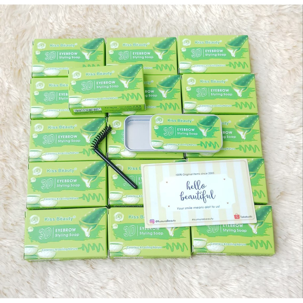 (hàng Mới Về) Xà Phòng Tạo Kiểu Lông Mày Kiss Beauty 10gr | BigBuy360 - bigbuy360.vn
