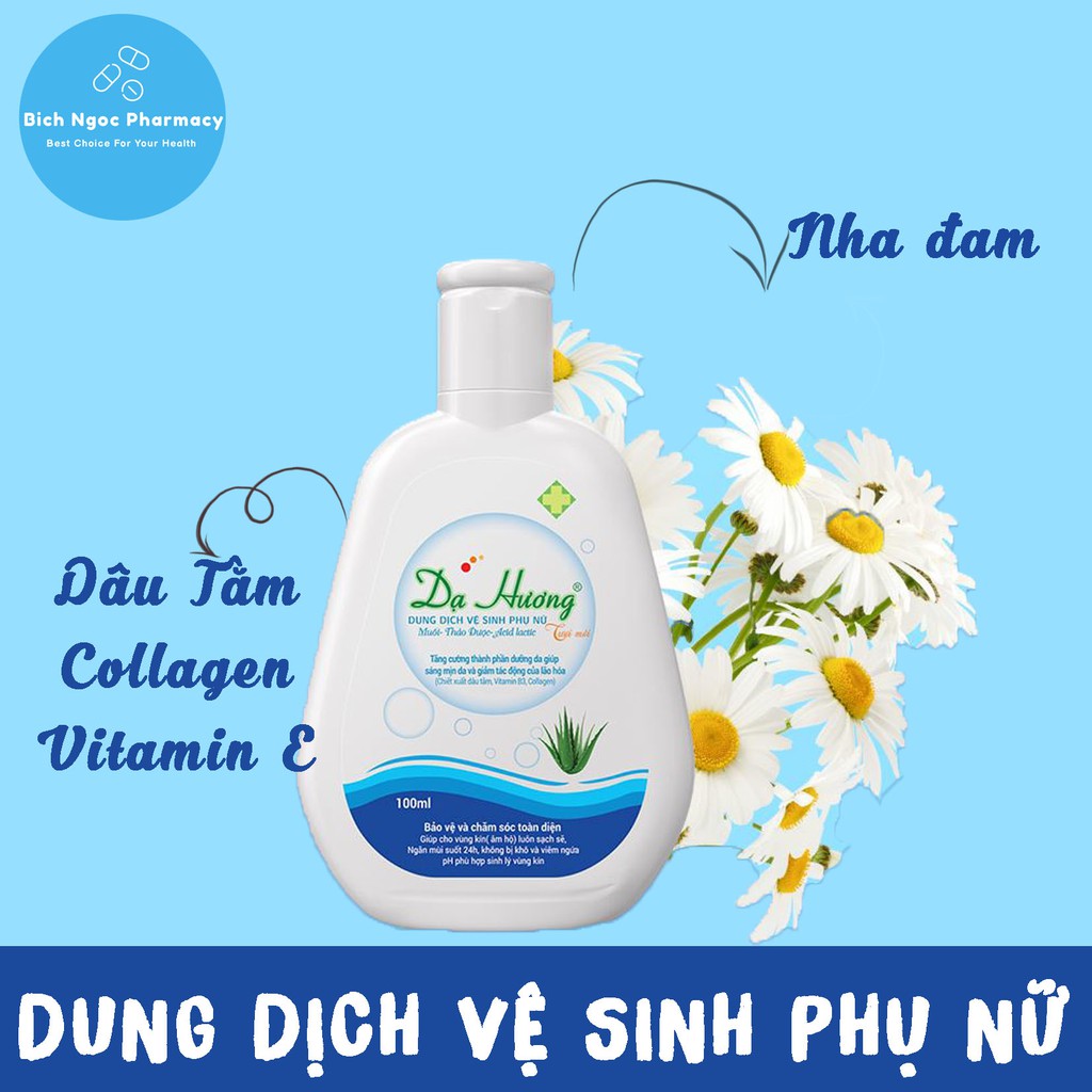 Dung Dịch Vệ Sinh Phụ Nữ Dạ Hương - Nha Đam/Lavender 100ml
