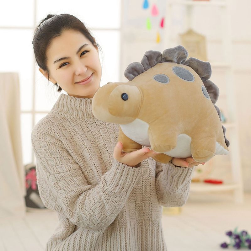 Cute Little dinosaur doll Plush Toy Stuffed Animal Doll Sofa Car Pillow triceratops long-necked dragon stegosaurus dolls