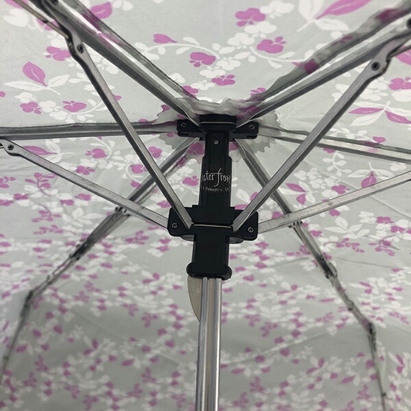 CÓ BILL- Ô ( dù) hàng hiệu mini bỏ túi Waterfront Nhật Bản che nắng che mưa- bán kính 50cm- Cán dẹt- chính hãng