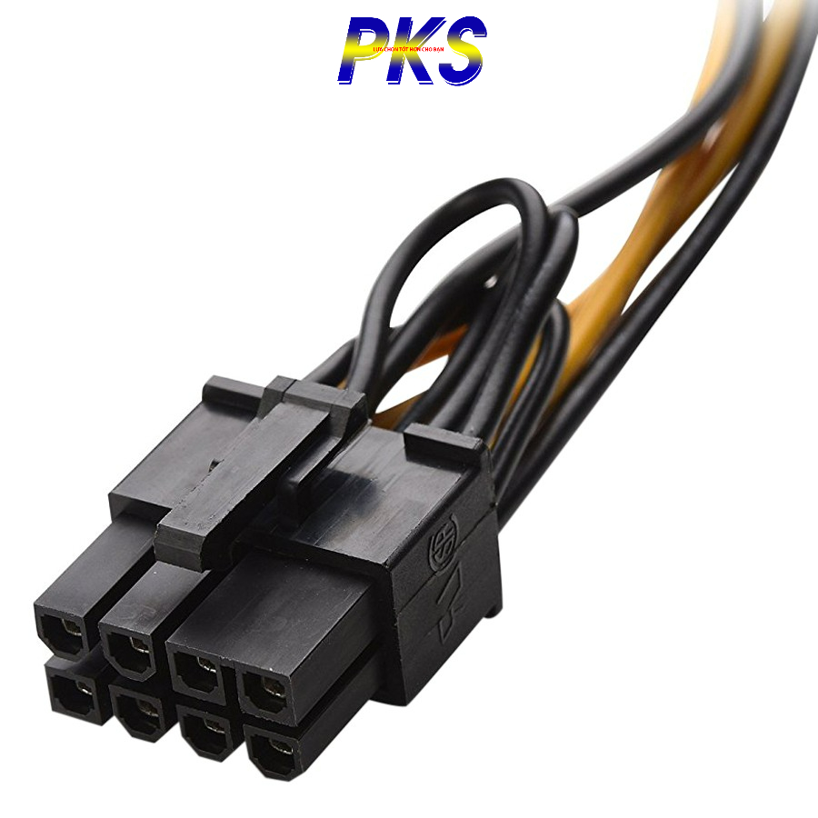 Dây Cáp Chuyển Đổi Sata Sang 8pin (6 + 2) Pci-E 20cm Dành Cho Card Đồ Họa