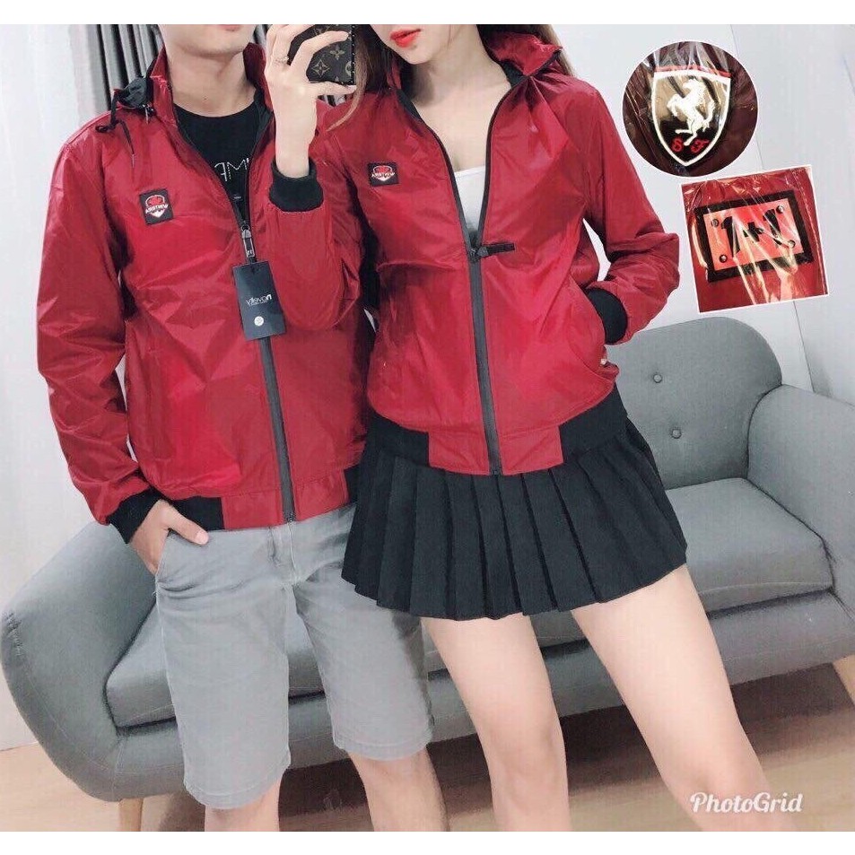 Áo Khoác Dù 2 Lớp Chạy Sọc Tay Nón Rời Có Size Cho Cặp Đôi - New | BigBuy360 - bigbuy360.vn