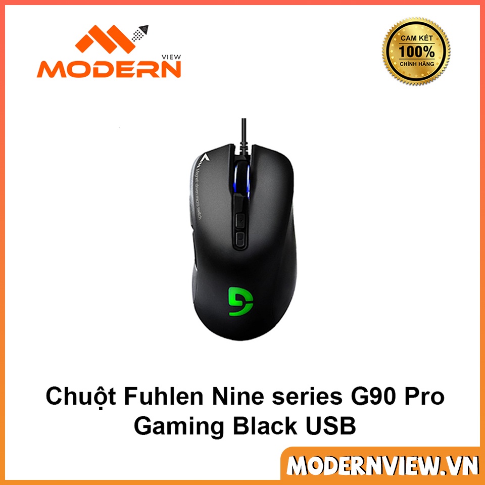 Chuột Fuhlen Nine series G90 Pro Gaming Black USB - Hàng Chính hãng 100%