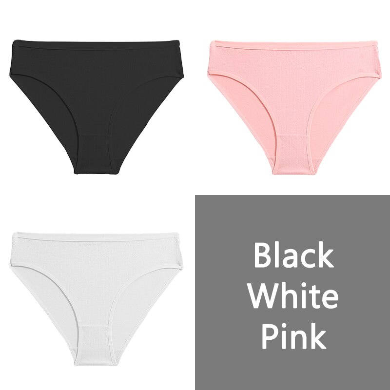 Cute Byte Bộ 3 Quần Lót Cotton Lưng Thấp Thoải Mái Dễ Thương Cho Nữ