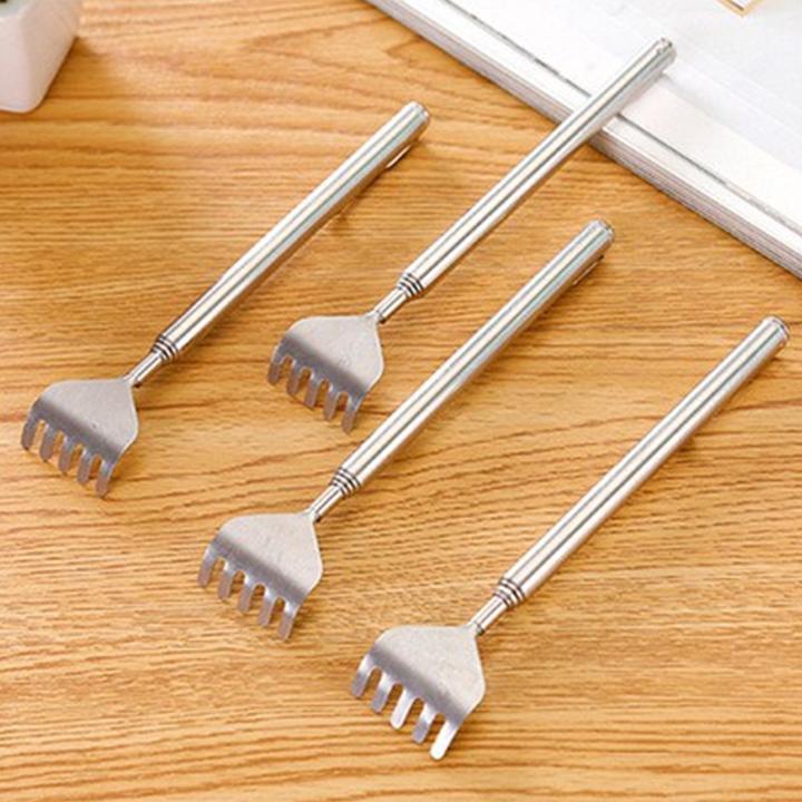 Cây Gãi Lưng Inox Massage Vai Gáy Gấp Gọn
