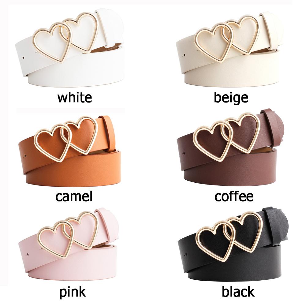 Thắt Lưng Khóa Đôi Hình Trái Tim Cho Nữ