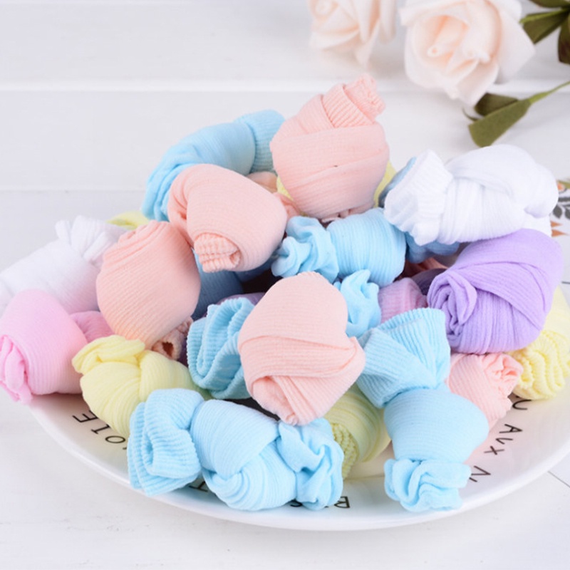 vớ em bé mới biết đi trẻ em vớ bé gái kẹo cầu vồng dễ thương AKKU