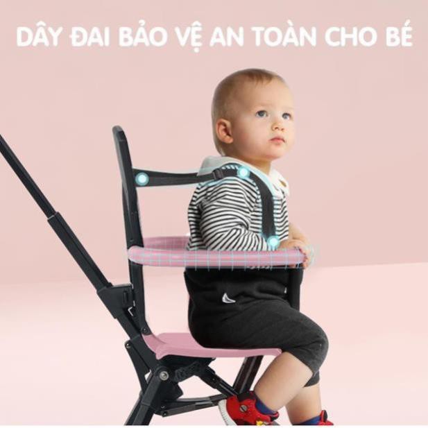 Xe đẩy du lịch VOVO đảo chiều gấp siêu gọn