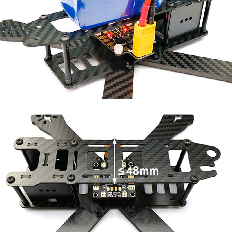 Bảng Mạch Phân Phối Nguồn Pdb XT60 BEC 5V 2A 12V 0.5A Với Phích Cắm XT60 Hỗ Trợ 6 ESC Cho Máy Bay Điều Khiển Từ Xa X Hoặc H