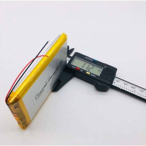 Pin Lithium 8000mAh Li-Po 3.7V 126090 8000mAh (Ảnh thật có sẵn mạch bảo vệ &amp; đầu dây chờ)