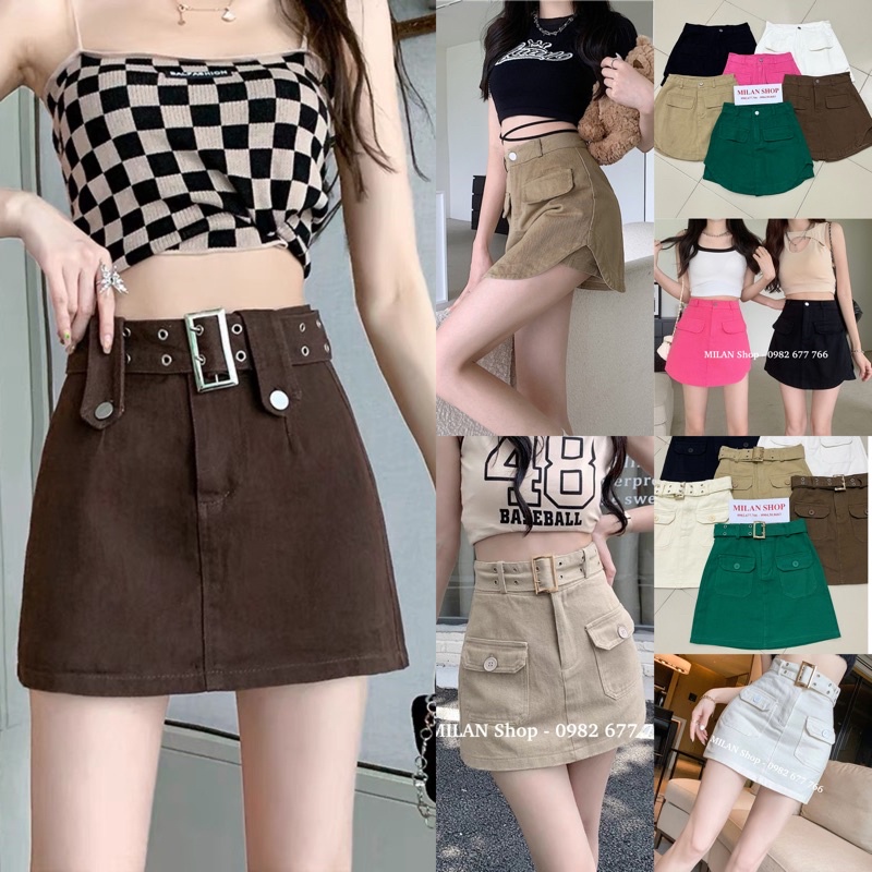Chân váy ngắn có lót quần các mẫu hot nhất Quảng Châu