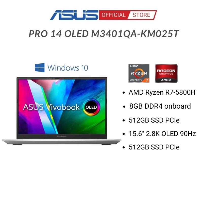 [ELGAME20 giảm 10% - tối đa 2TR]Laptop Asus Vivobook Pro 14 OLED M3401QA-KM025T (Ryzen™ 7-5800H + 14.0-inch 2.8K )