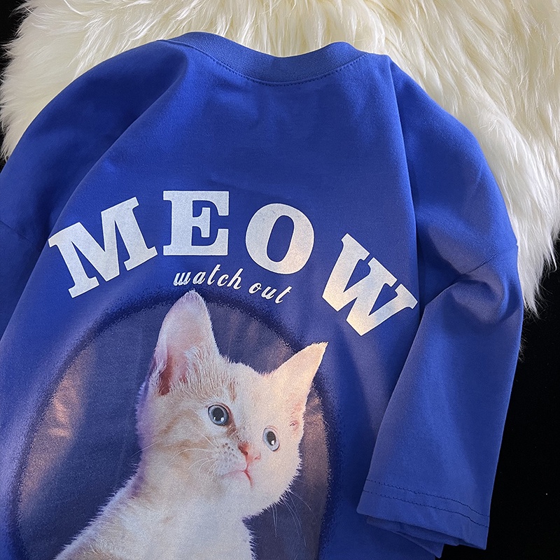 NRVP Áo thun tay ngắn cổ tròn bằng vải cotton 100% thời trang mùa hè dành cho nữ phong cách Hàn Quốc