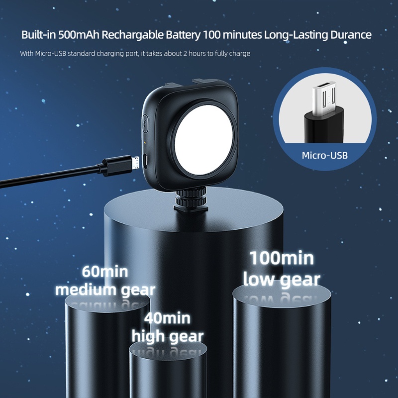 Đèn LED zzz Dùng Cho Họp / Chụp Ảnh Có Thể Sạc Lại Tiện Dụng