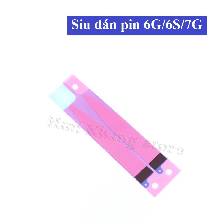 Sét 10 chiếc siu dán pin loại nhỏ 6g/6S/7G