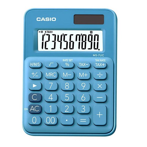 Máy tính Casio MS-7UC nhiều sắc màu - Chính hãng Casio - Bảo hành 7 năm