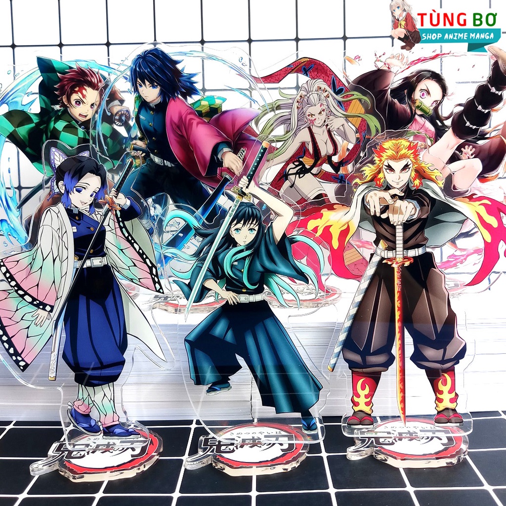 [Standee] Tượng Mica Anime Kimetsu no Yaiba (Loại 3)