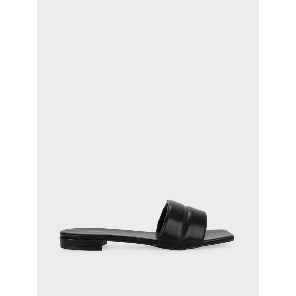 Dép xẹp nữ chần bông quai ngang Sablanca DX0068