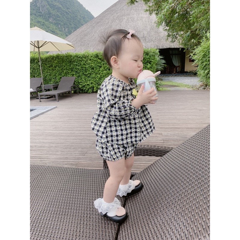 Bộ kẻ ô Chenchenma bé gái