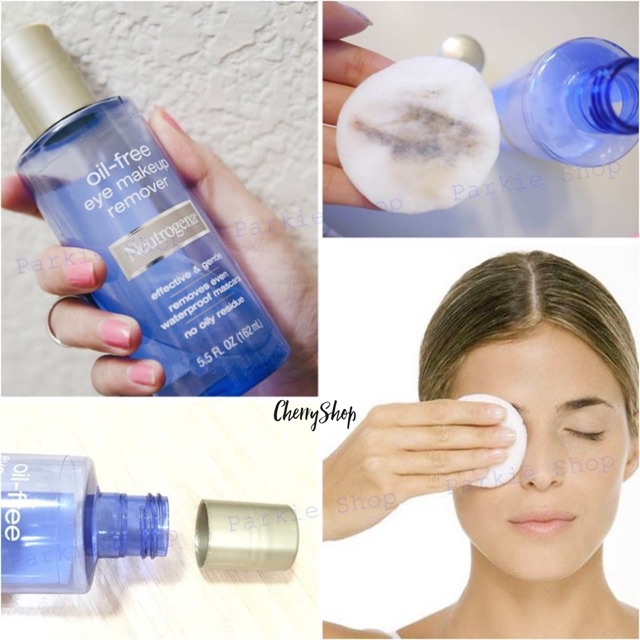 [Hàng USA] Tẩy trang mắt môi Neutrogena Oil Free Eye Makeup Remover (112ml-162ml)